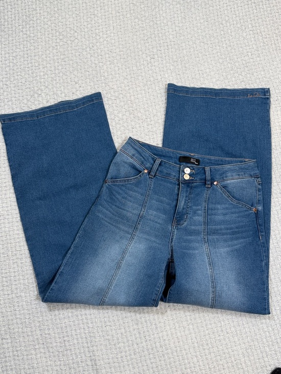 Oat New York Denim - Women’s 1822 Denim Style #CJ32M2447C7 Wide Leg High Waist Pants Jeans  Size 8